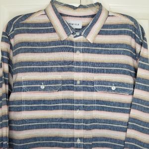 Penfield‎ Striped Long Sleeve Shirt Size: XL